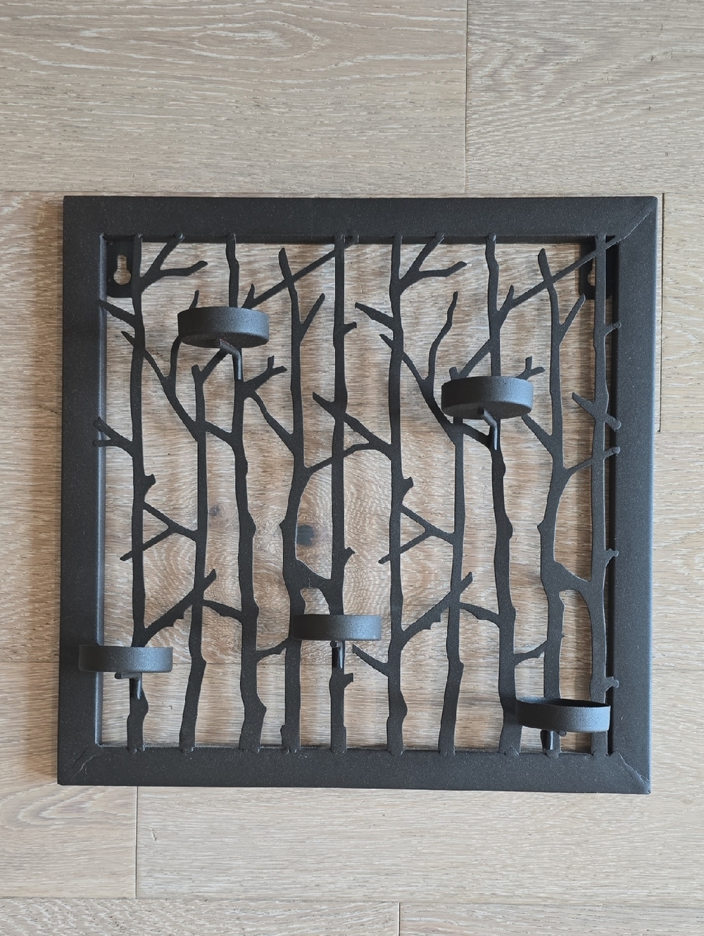 Metal Tree Branch Wall Votive or tealight Candle Holder